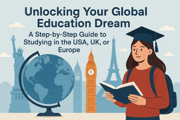 Unlocking Your Global Education Dream: A Step-by-Step Guide to Studying in the USA, UK, or Europe